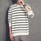 2017 Korea Autumn New striped T-shirt Casual Mens Cotton Striped Long Sleeve T Shirt Men\'s Fashion 