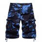 Summer 2017 Men Shorts Men\'s Casual Camouflage Cargo Shorts Male Army Work Shorts Homme Cotton mult