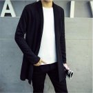 Top 2017 Hot Men\'s autumn and winter Slim thin sweater coat male Korean long section of wild young 