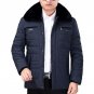 2017 Mens Winter Jacket Fur Collar Design Mens Parkas Thick Warm DAd Outwear Casual Jackets Men Coat