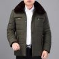 2017 Mens Winter Jacket Fur Collar Design Mens Parkas Thick Warm DAd Outwear Casual Jackets Men Coat