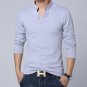 Free shipping 2017 autumn and winter fashion explosion models men\'s fashion v-neck polo shirt print