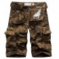 New 2017 Men Cargo Shorts mens Casual Loose Short Pants Camouflage Military male Summer Knee Length