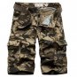 New 2017 Men Cargo Shorts mens Casual Loose Short Pants Camouflage Military male Summer Knee Length