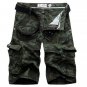New 2017 Men Cargo Shorts mens Casual Loose Short Pants Camouflage Military male Summer Knee Length