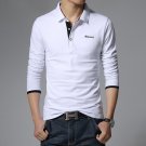 Casual Polo Shirt Men Fashion Letter Print Long-Sleeve Men\'s Polos New Arrival Fashion Brand Polo S