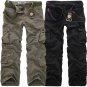 2018 High Quality Men\'s Cargo Pants Casual Multi Pocket Military Pants Long trousers for men Plus S