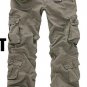 2018 High Quality Men\'s Cargo Pants Casual Multi Pocket Military Pants Long trousers for men Plus S