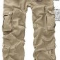 2018 High Quality Men\'s Cargo Pants Casual Multi Pocket Military Pants Long trousers for men Plus S