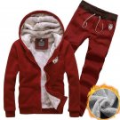 2017 winter new men\'s sweatshirts + pants cardigan jacket hot sale fashion casual Hooded Slim plus 