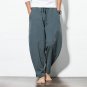 Hot sale 2017 Autumn Plus Size Hip Hop Harem Pants Men Casual Loose Trousers Drawstring Joggers Blac