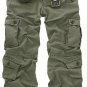 2017 Men Loose Multi-Pocket Camouflage Pants Men\'s Casual Cotton Straight Big Yards Long Frock Mult