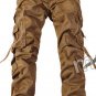2017 New Men Cargo Pants army green grey black big pockets decoration Casual easy wash male autumn p