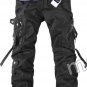 2017 New Men Cargo Pants army green grey black big pockets decoration Casual easy wash male autumn p