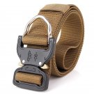 2017 Men canvas belt Metal insert buckle military Equipment Tactical Belt Men SWAT Army Combat Nylon