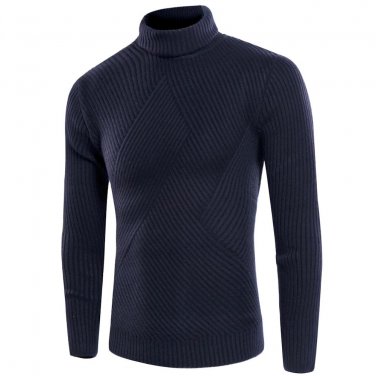 Men Sweaters 2017 mens Turtleneck Solid Long Sleeve Pullovers Men Sweater Knitwear Jumpers Jersey Ho