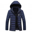 2017 Men Hoody Winter Coats Male Hooded Plus Size XXXL  Jackets Teenager Slim Fit Windbreaker Parka 
