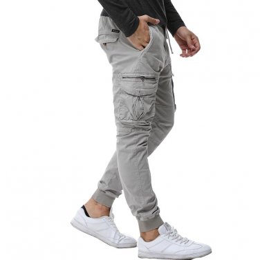 2017 Mens Camouflage Tactical Cargo Pants Men Joggers Boost Military Casual Cotton Pants Hip Hop Rib