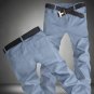 2017 New style hasp slim candy color male casual pants trousers board brand fashion men Free shippin