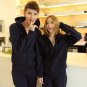 New hot spring autumn 2016 men\'s Korean wild fashion casual zipper couple long-sleeved hooded simpl