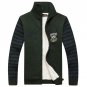 2017 New Autumn Winter Men Sweater Fashion Brand Clothing Fleece Thick Casual Outerwear Slim Zipper