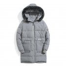 2017  Winter Parka Men Cotton Padded Long Thick Warm  Winter Jacket Men Fur Collar Overcoats male qu
