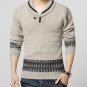 Free Shipping 2017 Patchwork O-neck Standard Casual Pullovers No Regular New Fall South Korean Men M