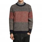 New Pullover Sweaters 2017 Winter Thick Warm Sweater Men O-neck Patchwork Brand Mens Sweaters Slim F