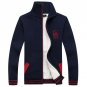 2017 New Autumn Winter Men Sweater Fashion Brand Clothing Fleece Thick Casual Cardigan Slim Zipper K