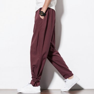 2017 Autumn New Harem Pants Men Casual Sweatpants Elastic Waist  Plus Size Brand Clothing  Mens Jogg