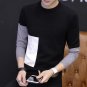 5XL Men\'s Pullover 2017 Autumn and winter Sweater Men Slim O-Neck Sweater Fashion Sweaters Stitchin