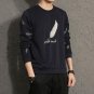 2017 mens fashion Round neck sweater long sleeves sweater male air layer spring and autumn sweater  