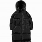 men warm coat in men\'s parkas 2017 Thick winter cotton long jacket Casual Fur Collar Man Padded Par