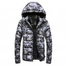 2017 Men\'s Warm Camouflage Jackets Thick Parka Long Sleeve Men Winter Coat Male  Cotton-padded Warm