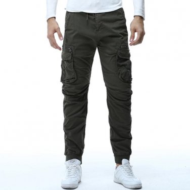 29-38  High Quality 2017 Men\'s Cargo Pants Casual Mens Pant Multi Pocket Military Overalls for Men 