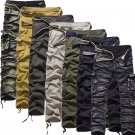2017 Men\'s Cargo Pants Casual Mens Pant Multi Pocket Military Overall Men Outdoors High Quality Lon
