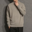 Mens Casual Sweater 2017 New Autumn Fashion Solid Color Pullover Men O Neck Sweater Men Long Sleeve 