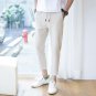 Large size M-5XL 2017 summer hot sell pantyhose linen men\'s casual cotton pants feet Slim male tide