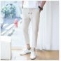 Large size M-5XL 2017 summer hot sell pantyhose linen men\'s casual cotton pants feet Slim male tide