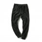 Free shipping 2017 new style fashion thin corduroy casual pants nine split feet pants with elastic w
