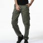 2017 military cargo pants for men Army Green Multi Pockets easy wash Male Workout tactical pants plu