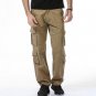2017 military cargo pants for men Army Green Multi Pockets easy wash Male Workout tactical pants plu