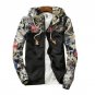 Plus Size 4XL 2018 Autumn Floral Bomber Jacket Men Hip Hop Slim Fit Flowers Pilot Bomber Jacket Coat
