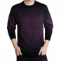 New Arrival Cashmere Sweater Men Thin Sweaters Geometric Pattern O-Neck Long Sleeve Wool Pullovers M