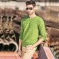 new arrival fashion spring autumn men sweater v-neck knitwear casual pullover hot sale slim fitness 