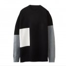 Torn black sweater men\'s hip hop sweater sweater men\'s fashion loose personality Europe and the Un
