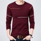Spring Autumn mens pullover sweaters cotton O neck sweater Male knitwear Gray Black 3XL Brand Cashme