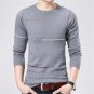 Spring Autumn mens pullover sweaters cotton O neck sweater Male knitwear Gray Black 3XL Brand Cashme
