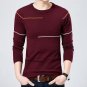Spring Autumn mens pullover sweaters cotton O neck sweater Male knitwear Gray Black 3XL Brand Cashme
