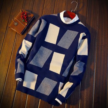 Men sweater thin Korean style 2018 spring and autumn fashion student male pullovers sweater teeanger